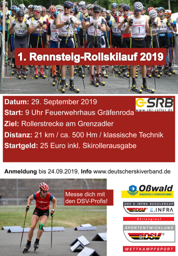 Rennsteig-Rollskilauf 2019, Plakat